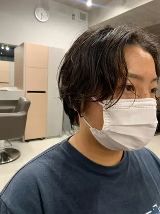 パーマ ボブパーマコテ巻き風 パーマNo1深江秀平のヘアスタイル