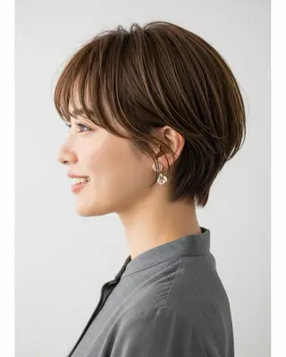ショート 【顔イメージ診断】 海老原寛大のヘアスタイル