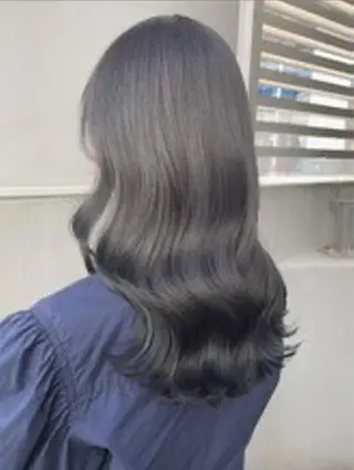 ロング 縮毛矯正 特化アツシのヘアスタイル