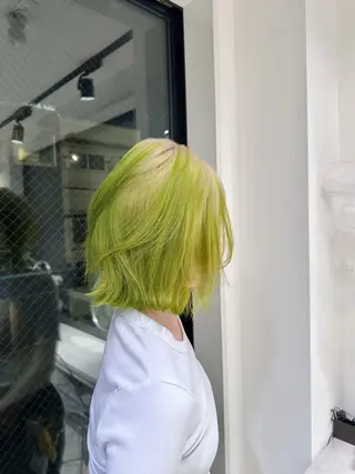 ロング カラー ヘアアレンジ くれは/ブリーチ/ハ イトーン/透明感のヘアスタイル