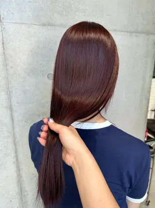 ロング カラー ヘアアレンジ ボブ艶モテカラー🫧 カリンのヘアスタイル