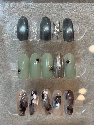 ネイル paragel★ magnet★AYAのネイルデザイン