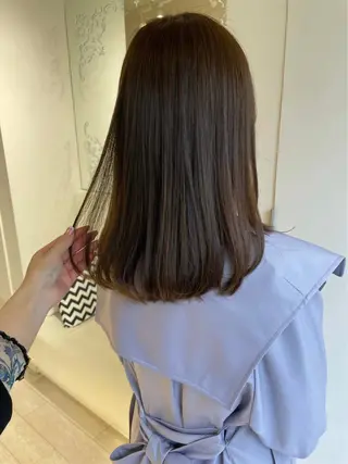 ミディアム カラー ParveMix￤ 大賀さつき🍨🤍のヘアスタイル