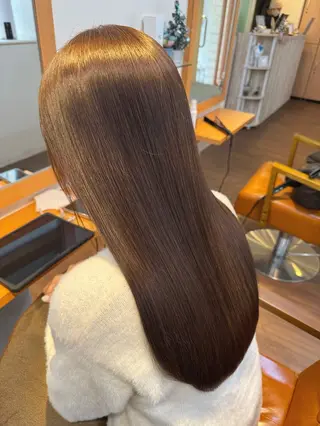 ロング カラー パーマ 蒲田TSUJINO/ 縮毛矯正/髪質改善のヘアスタイル