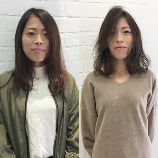 ミディアム カラー 鈴木 翔梧のヘアスタイル