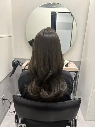 ミディアム カラー 𝜗𝜚cocoro 韓国𝜗𝜚のヘアスタイル