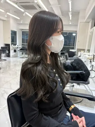 ロング カラー haruka /韓国レイヤーのヘアスタイル