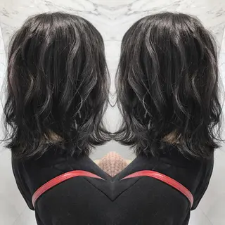 ミディアム カラー 重政 和樹のヘアスタイル