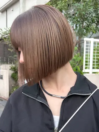 ショート カラー 暖色カラー🧡 ボブ🧚‍♀️マナのヘアスタイル