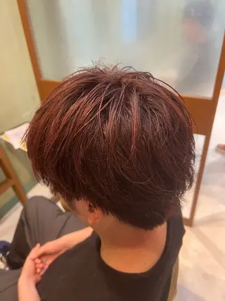 カラー メンズ 木本 歩々乃のヘアスタイル