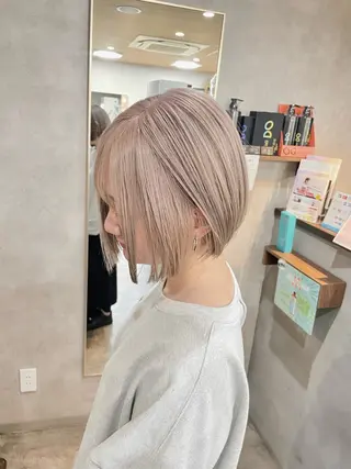 カラー レイヤー♡ຼ ボブ/renaのヘアスタイル
