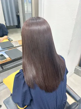 セミロング カラー 艶カラー/ヘッドスパ ✨Ayariのヘアスタイル