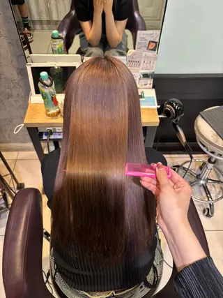 ロング 透明感ダブルカラー/ レイヤー💕miyuのヘアスタイル