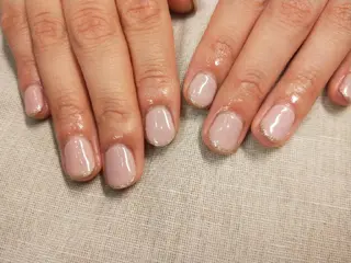 ネイル はばすみれ🎀ﾈｲﾙ 光ﾌｪｲｼｬﾙ ﾍｱのネイルデザイン