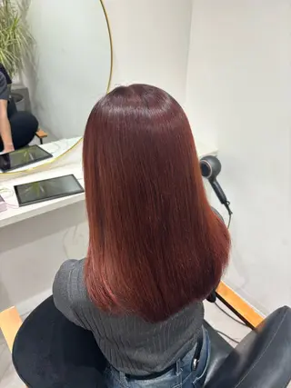 セミロング カラー 田中澪🩵ྀི /HUG横浜のヘアスタイル