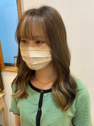 セミロング 武田 悠生乃のヘアスタイル