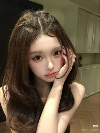 ロング カラー 🤍韓国艶ワンホン ヘアMayu🤍のヘアスタイル