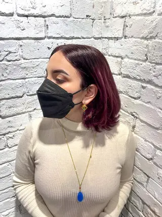 ミディアム 杉本 直樹のヘアスタイル