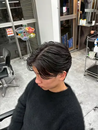 ショート 🩶垢抜けメンズ🖤 mihoのヘアスタイル