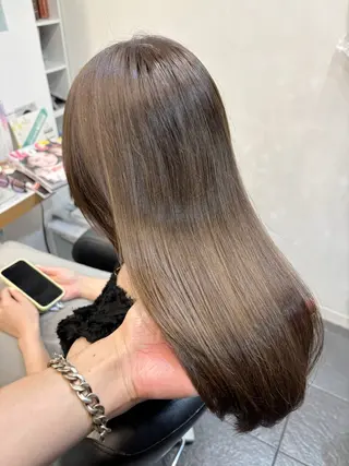 カラー グレージュ/髪質改善 Yamato.hのヘアスタイル