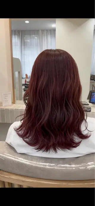 セミロング カラー 【半個室サロン】 Lily🌈 ユウキのヘアスタイル