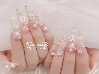ネイル MoMoA Nail ネイル長さ出し専門店のネイルデザイン