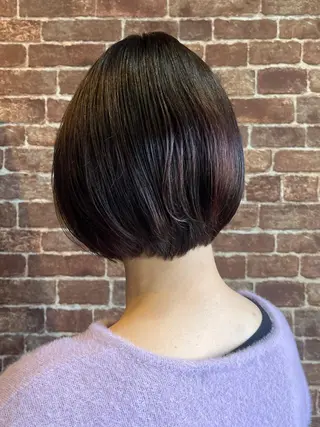 ショート カラー パーマ ヘアアレンジ メンズ キッズ ネイル マツエク・マツパ アイブロウ 久木原 ゆりのヘアスタイル