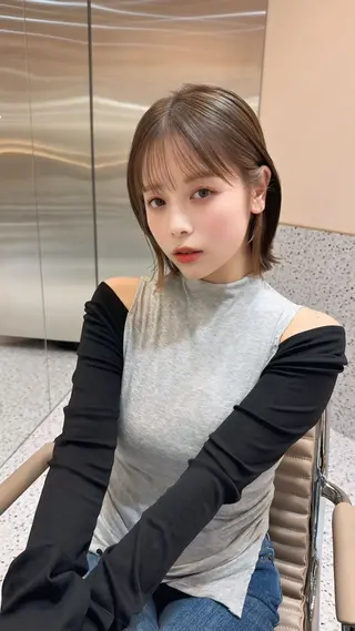 ショート 新宿/韓国ヘア kurea🎀のヘアスタイル