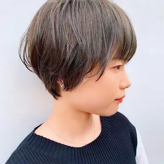 ショート カラー 中川 竜誠のヘアスタイル