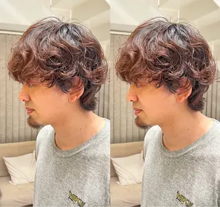 セミロング メンズ 東 大介/骨格矯正カットのヘアスタイル