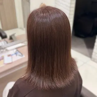 ミディアム 小島 莉奈のヘアスタイル
