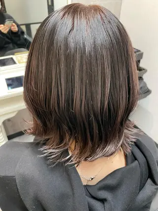 ミディアム 断られる髪に答えを ♣️井上秀樹♠️のヘアスタイル