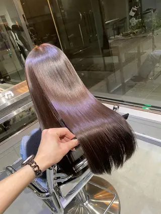 ミディアム Yoh 美髪特化 髪質改善/縮毛矯正のヘアスタイル