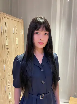 ロング カラー たなか こころ🎀のヘアスタイル