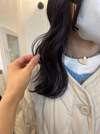 ミディアム カラー 水谷 優華のヘアスタイル