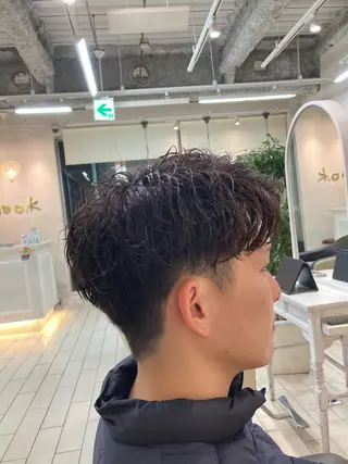 パーマ メンズ 可愛い顔周りカット お任せください✨中川のヘアスタイル