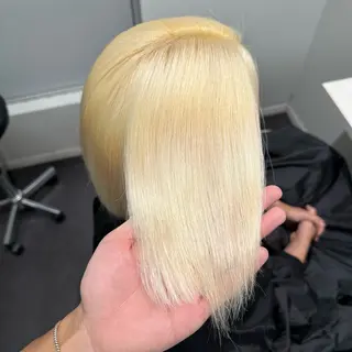 ミディアム カラー 💫艶ハイトーン×髪 質改善💫リュウトのヘアスタイル