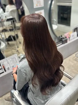 ロング カラー 山森 沙耶のヘアスタイル