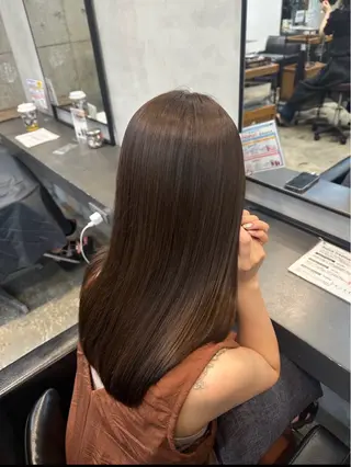 ロング カット/ハイトーン まなみ🤍のヘアスタイル
