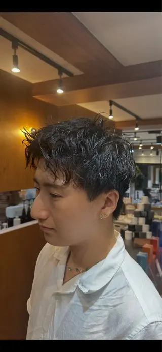 ショート パーマ ルキヤ/ elima横浜西口のヘアスタイル