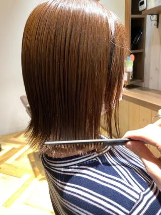 ミディアム カラー 美髪改善・レイヤー tadasuke⭐️のヘアスタイル