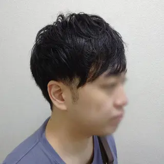 ミディアム メンズ 三浦 凪砂のヘアスタイル