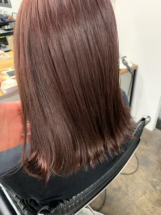 ミディアム 初めてでも失敗しない 透明感カラー　Miiのヘアスタイル