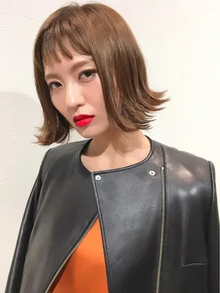 ショート ミディアム カラー ヘアアレンジ 柔らか垢抜けカラーと カット🫧ASUKAのヘアスタイル