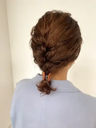 ミディアム カラー ヘアアレンジ 🌼似合わせのプロ 心斎橋/rena🌼のマツエク・マツパデザイン