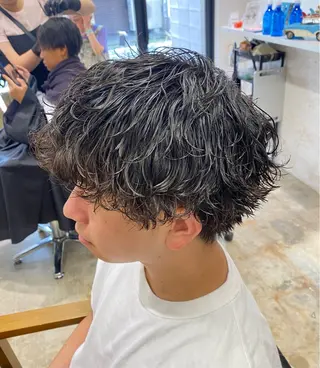 パーマ メンズ 🌴パーマオタク🌴 長谷川　諒佑🌈のヘアスタイル