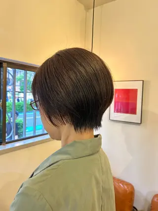 ショート 透明感カラー 美髪矯正💎momoのヘアスタイル