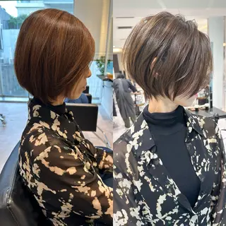 ショート ✨大人ショート専門 カットモデル/銀座のヘアスタイル