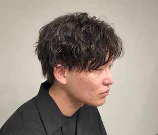 ショート パーマ メンズ 【イケメン風パーマ】 SHOFYのヘアスタイル