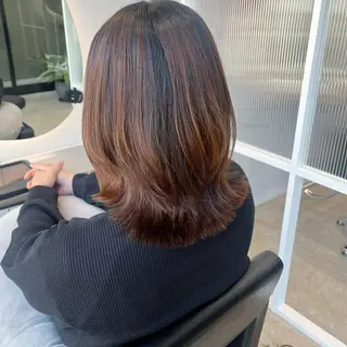 ミディアム 似合わせカット🎀 上谷 汐織のヘアスタイル